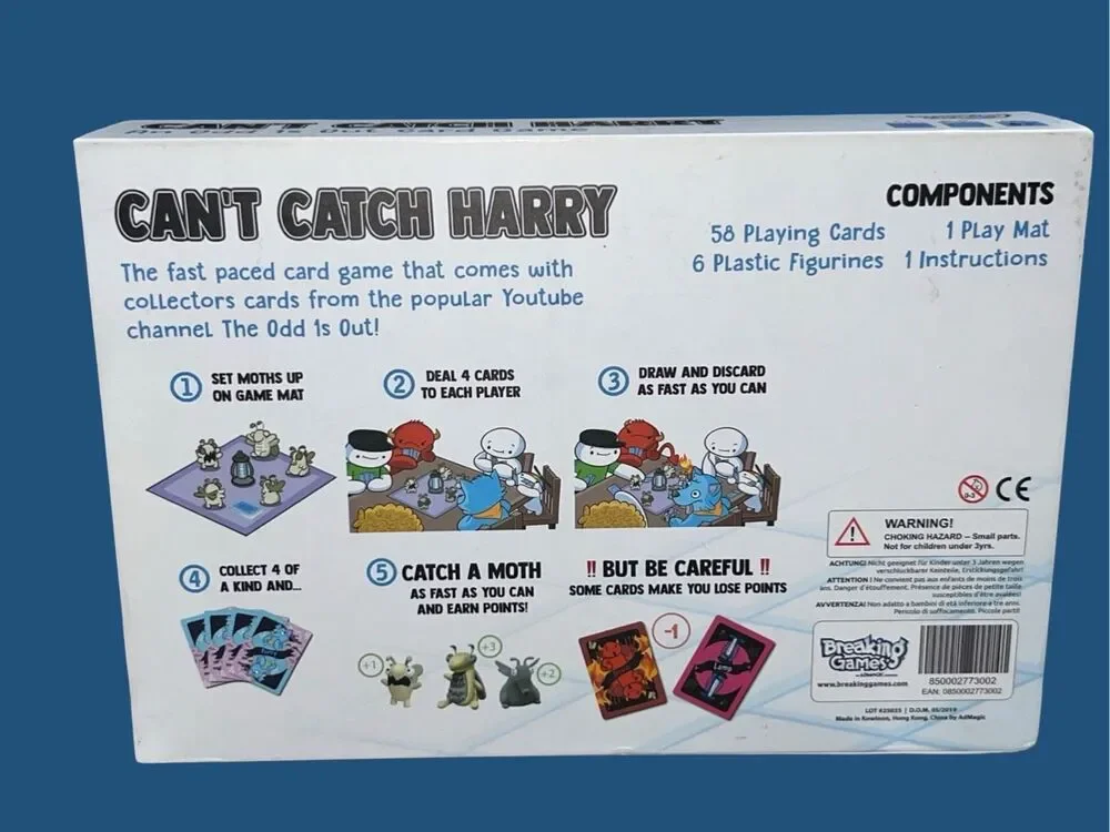 Can't Catch Harry Card Game The Odd 1s Out Original Game Complete